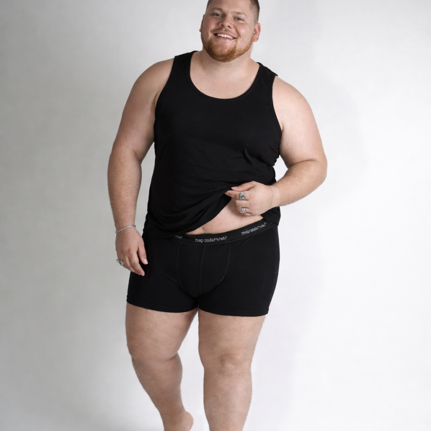 Boxer Map Underwear - Nero